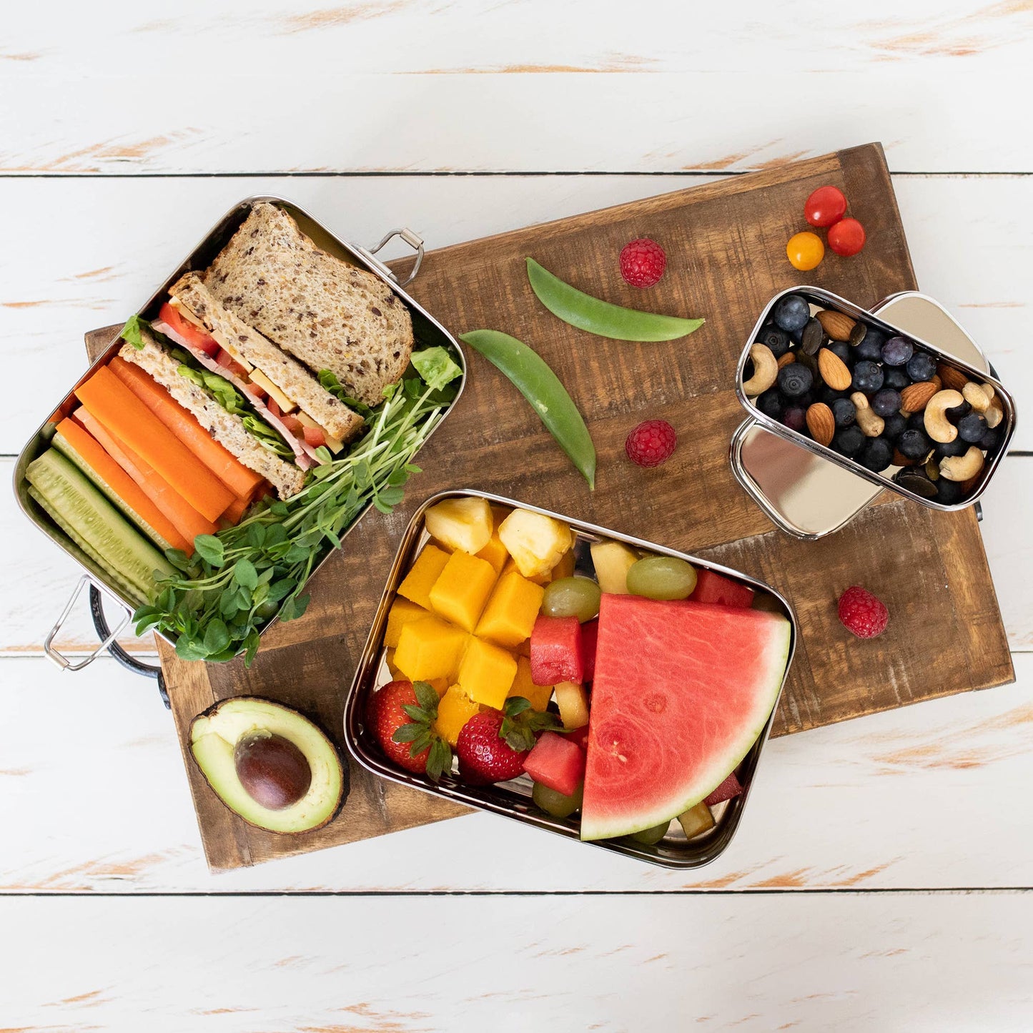 Sustain-a-Stacker Trio Lunchbox - Wildwood Eco