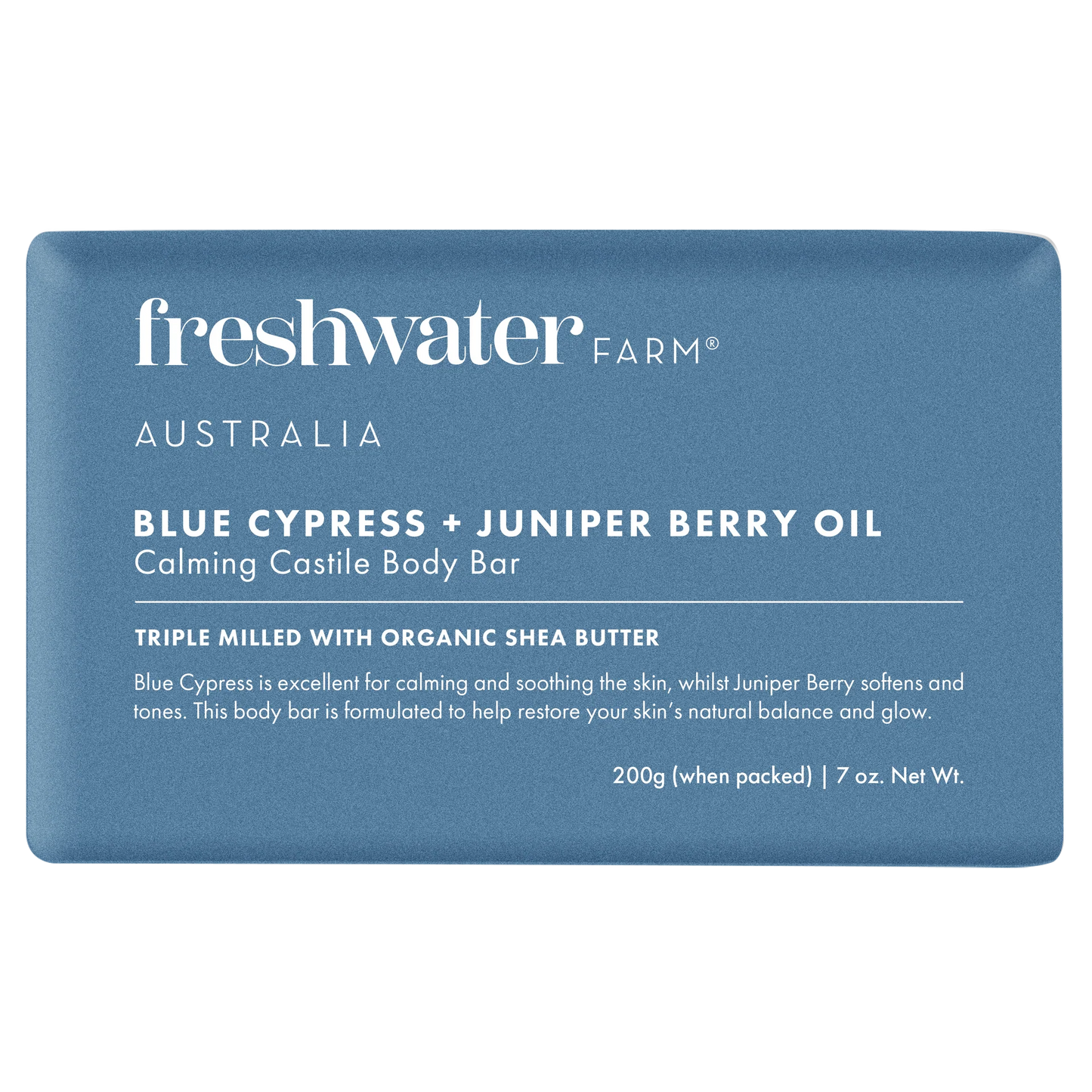 Blue Cypress & Juniper Berry Bar Soap - Wildwood Eco