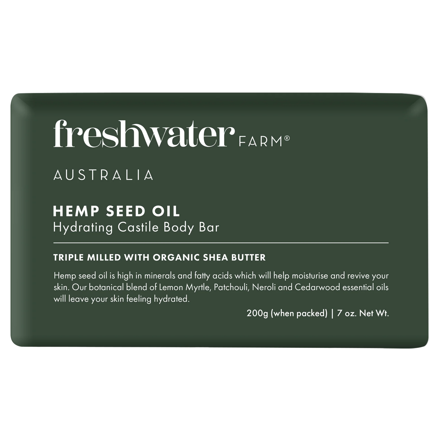 Hemp Seed Oil Bar Soap - Wildwood Eco