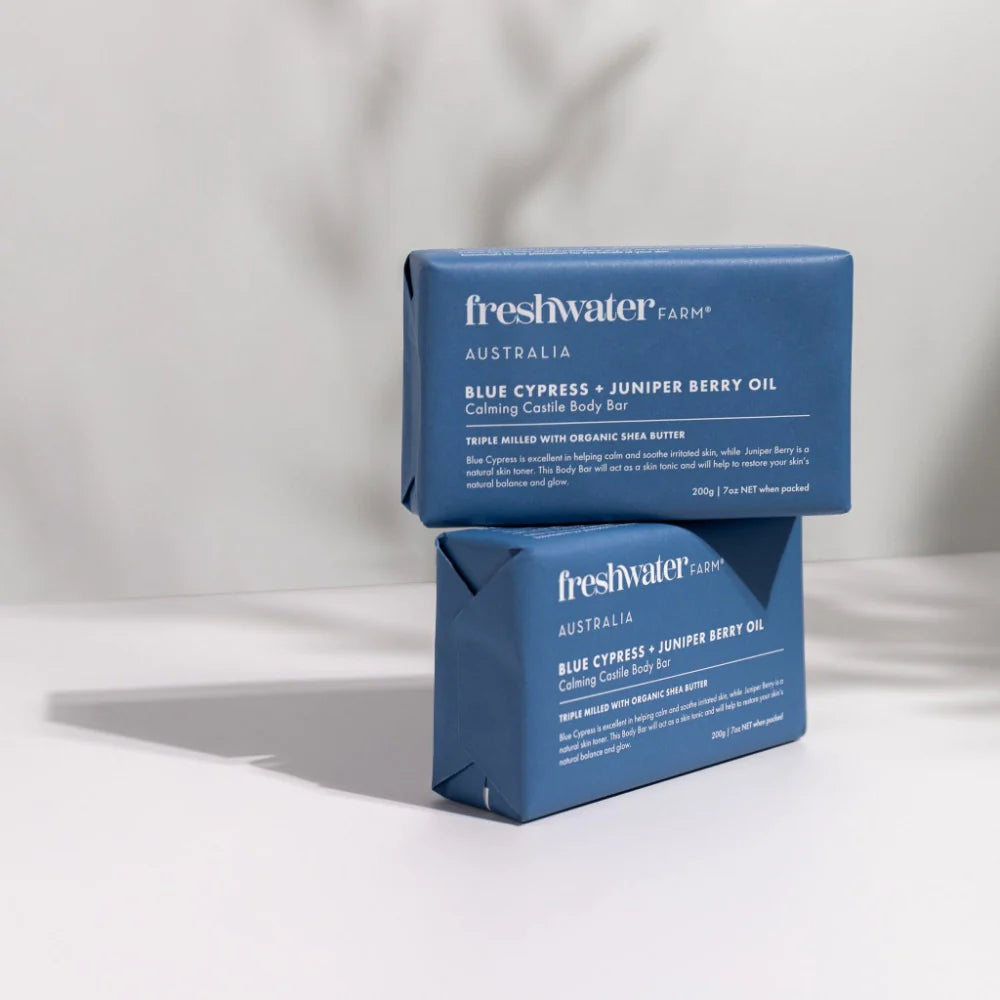Blue Cypress & Juniper Berry Bar Soap - Wildwood Eco