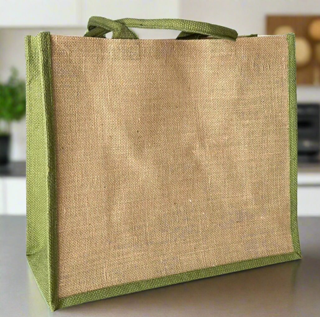 Rustic Jute Shopping Bag - Wildwood Eco