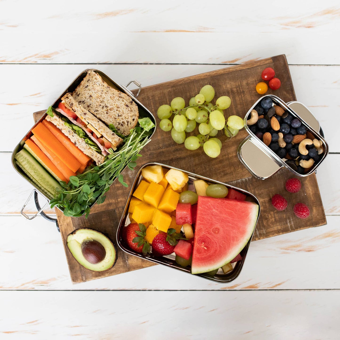 Sustain-a-Stacker Trio Lunchbox - Wildwood Eco