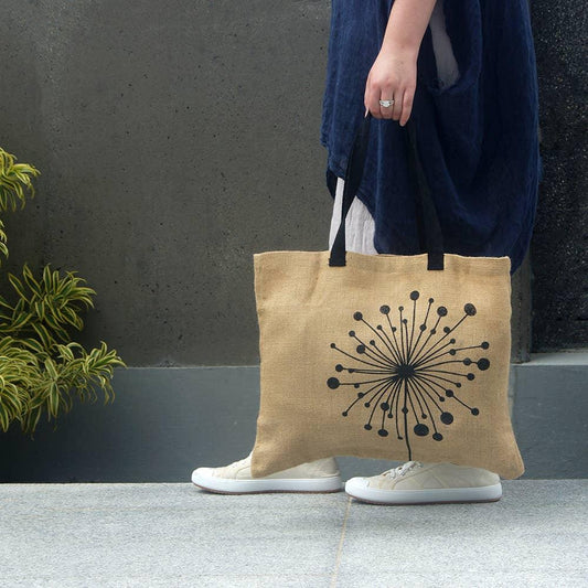 Natural Tote Bag: Dandelion - Wildwood Eco