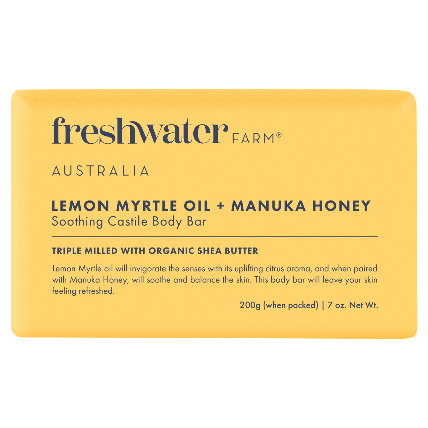 Lemon Myrtle + Manuka Bar Soap