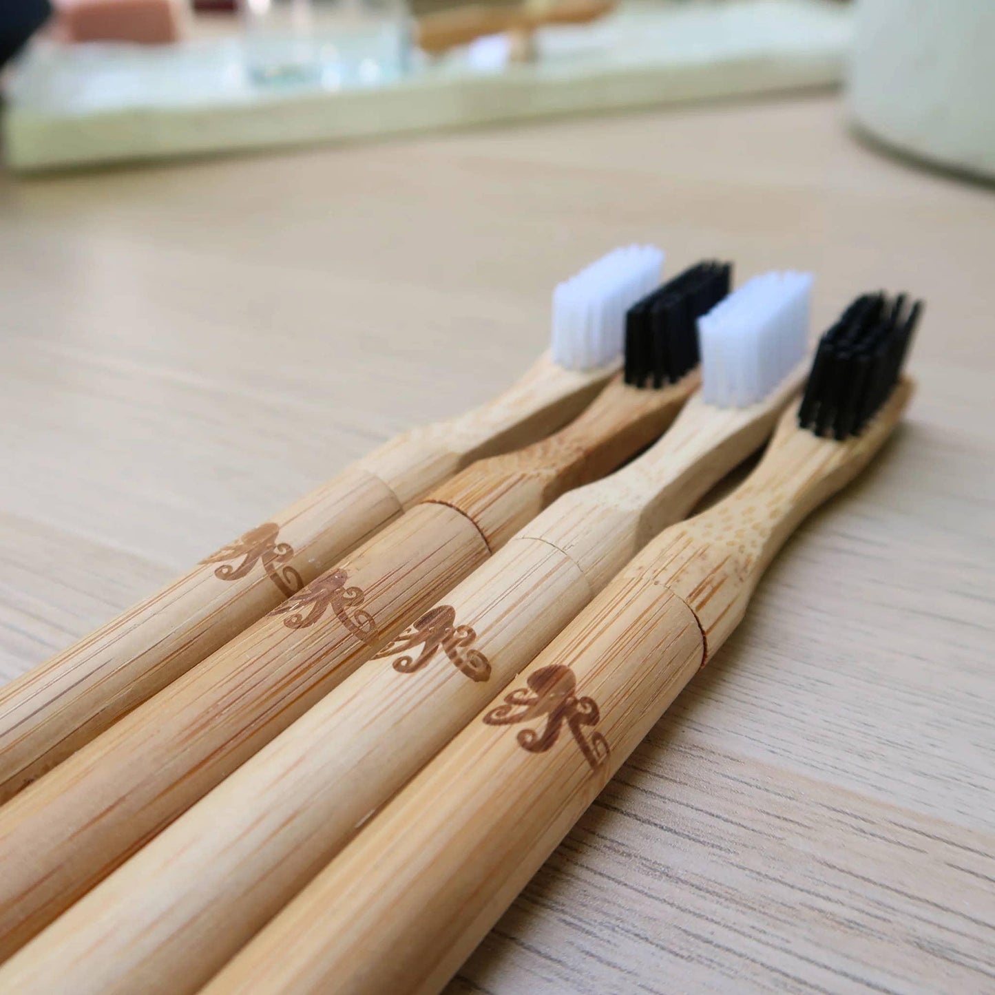 Bamboo Toothbrush: White - Wildwood Eco