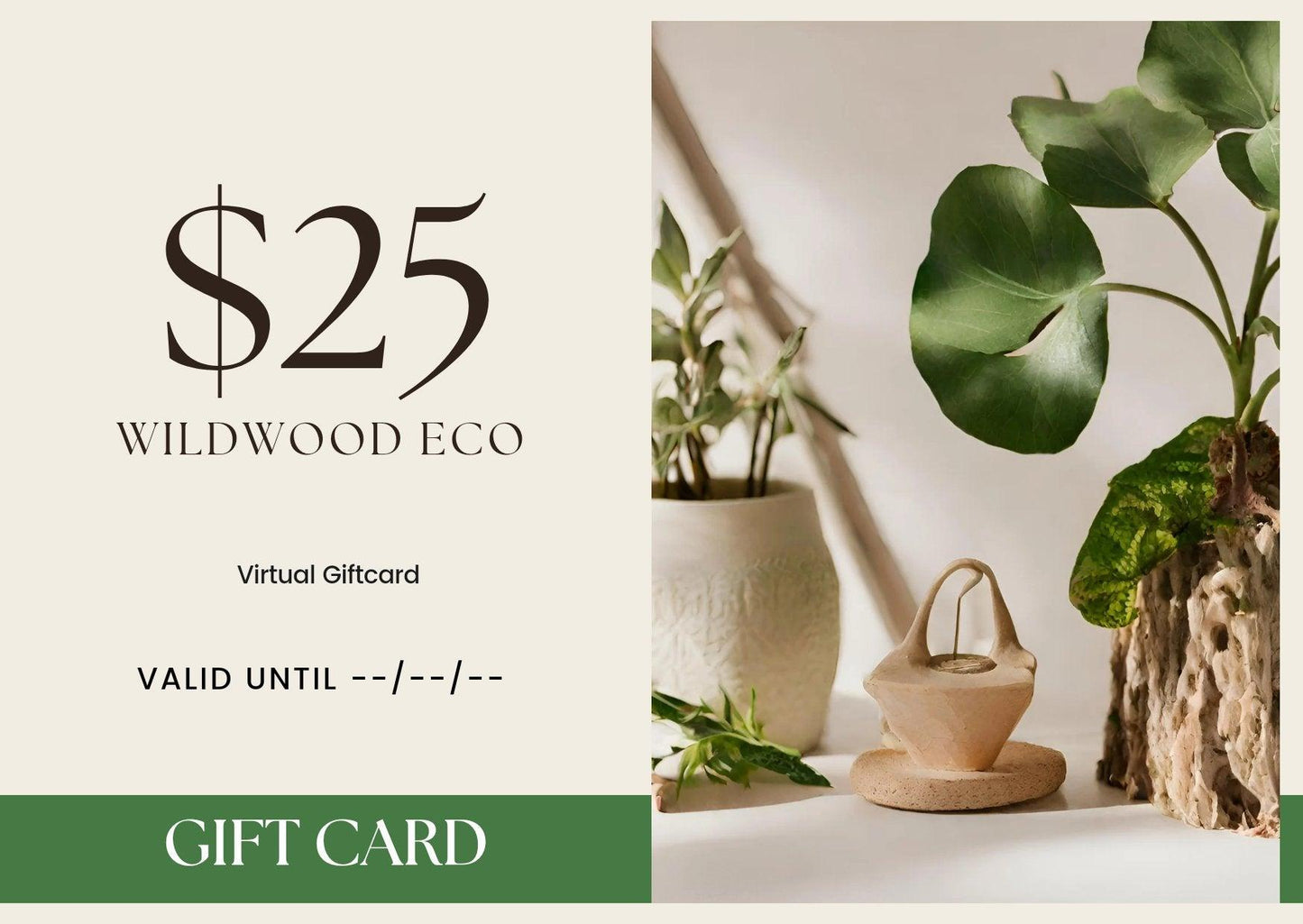 Eco-Friendly Gift Cards - Wildwood Eco