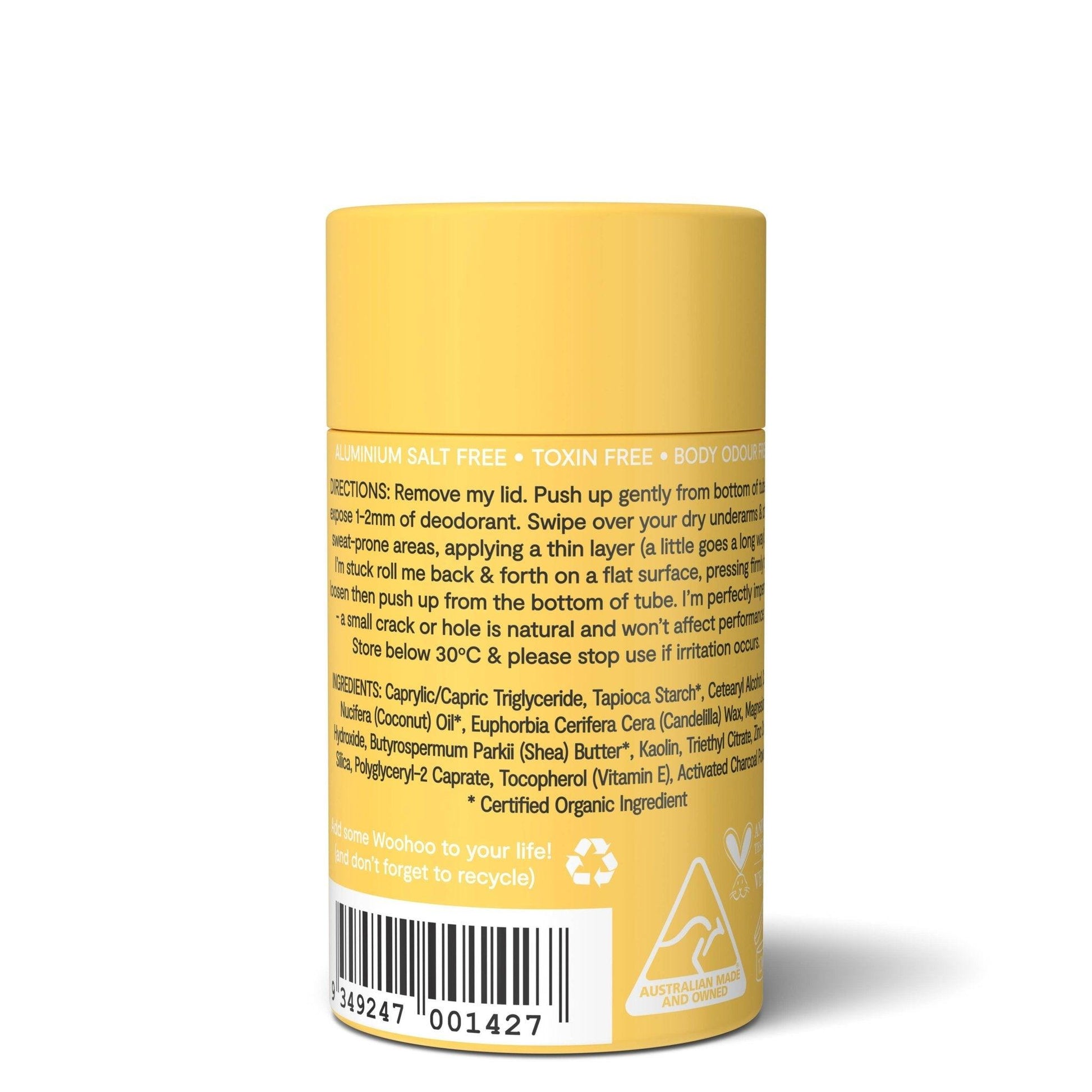 Natural Deodorant Stick (Mellow) - Wildwood Eco